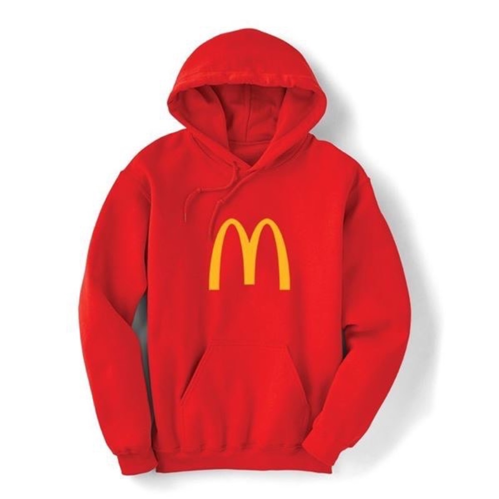 RARE Amazing McDonalds Red Golden Arches Hoodie Sweatshirt  S/M/L/XL New